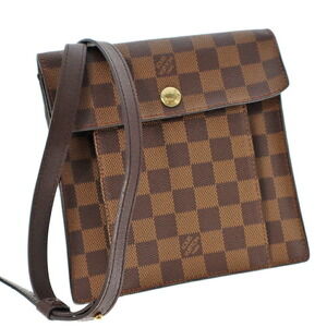 Louis Vuitton Pimlico Damier Canvas Ebene Brown Shoulder Bag Crossbody